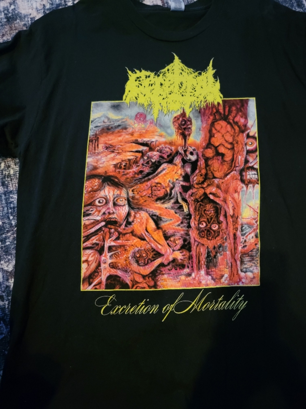 Cerebral Rot Black Metal Heavy Metal Tshirt XL